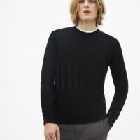 Pull col rond 100% laine mérinos extra fin CELIO