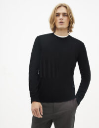 Pull col rond 100% laine mérinos extra fin CELIO