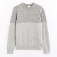 Pull col rond rayé 100% coton CELIO