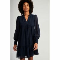 Robe ample col tunisien floquée Naf Naf