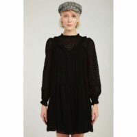 Robe ample flockage velours Naf Naf