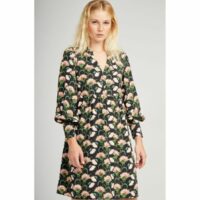 Robe ample imprimée col tunisien Naf Naf