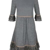 Robe en jersey - LINEA TESINI - Gris