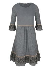 Robe en jersey - LINEA TESINI - Gris