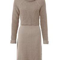 Robe en tricot - LINEA TESINI - écru