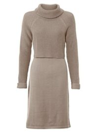 Robe en tricot - LINEA TESINI - écru