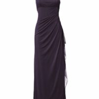 Robe longue encolure bijoux - PATRIZIA DINI - Violet