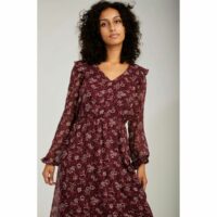 Robe longue imprimée Naf Naf