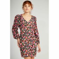 Robe manches longues imprimé fleuri Naf Naf