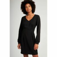 Robe unie cintrée manches longues Naf Naf