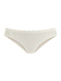 Sloggi : slip brésilien »Zero Feel Lace Brazil Panty« - Sloggi - Écru