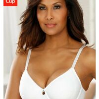 Soutien-gorge minimiseur à armatures Nuance doublé de dentelle jacquard - Nuance - Blanc