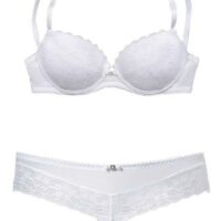 Soutien-gorge push-up + shorty VIVANCE en lot - Vivance  - Blanc