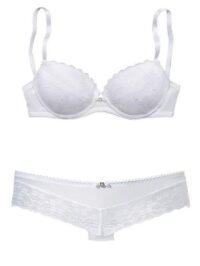 Soutien-gorge push-up + shorty VIVANCE en lot - Vivance  - Blanc