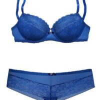 Soutien-gorge push-up + shorty VIVANCE en lot - Vivance  - Bleu