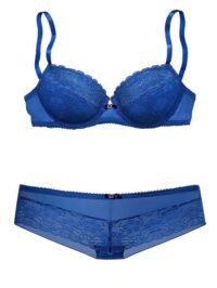 Soutien-gorge push-up + shorty VIVANCE en lot - Vivance  - Bleu