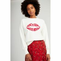 Sweat manches longues french bisous Naf Naf