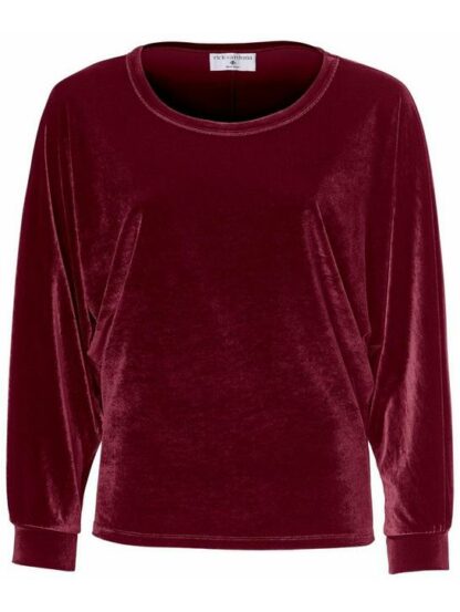 T-shirt en velours - RICK CARDONA - Rouge
