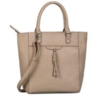 TOM TAILOR : sac shopping »Salerno« - Tom Tailor FM - écru