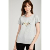 Tee shirt manches courtes coton le grand méchant look Naf Naf