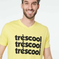 Tee shirt tres cool jaune Arthur