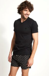 Tee shirt uni noir Arthur