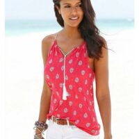 Top aux détails scintillants s.Oliver RED LABEL - s.Oliver Beachwear LM - Rouge