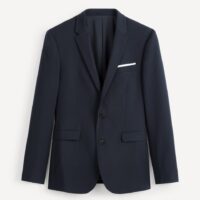 Veste PLANE tissu infroissable déperlant laine mélangée slim CELIO CLUB