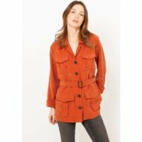 Veste longue saharienne Camaïeu