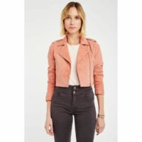 Veste style rock en velours de chèvre Naf Naf