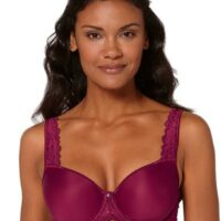 Viania : soutien-gorge à coques à armatures - VIANIA - Rouge