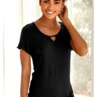 s.Oliver Bodywear : T-shirt - s.Oliver LM - Noir