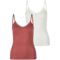 s.Oliver Bodywear : top spaghetti - s.Oliver LM - Rose