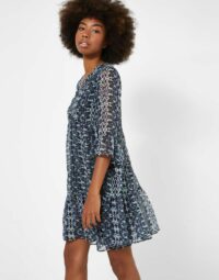 Robe longue imprimée violet Jacqueline Riu