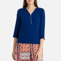 Blouse à encolure V zippée ELISE Gerard Darel