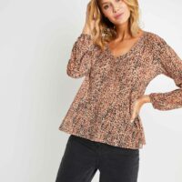 Blouse imprimée colorée femme Grain de Malice