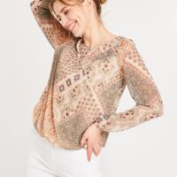 Blouse imprimée femme Grain de Malice