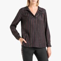 Blouse rayée irisée à manches longues Gerard Darel