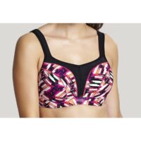 Brassière de sport sans armatures rose