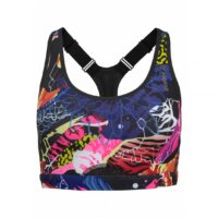 Brassière sport imprimé femme Reebok - Multicolore