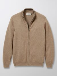 Cardigan col montant Garçon beige CYRILLUS