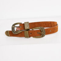 Ceinture western camel femme Grain de Malice