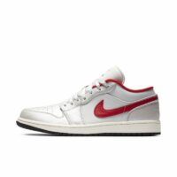 Chaussure Air Jordan 1 Low Premium pour Homme - Gris Nike