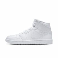 Chaussure Air Jordan 1 Mid - Blanc Nike