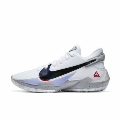 Chaussure de basketball Zoom Freak 2 - Blanc Nike