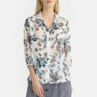 Chemise à fleurs en voile de coton ELEA Gerard Darel