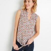 Chemise fleurie 100% coton femme Grain de Malice