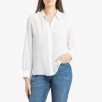 Chemise fluide en soie à manches longues Gerard Darel