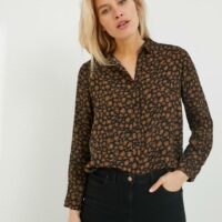 Chemise imprimé léopard femme imprimé léopard CYRILLUS