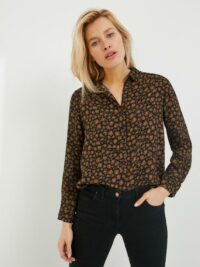 Chemise imprimé léopard femme imprimé léopard CYRILLUS